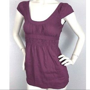 Theory purple top size P/TP or XS